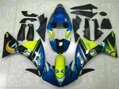 R1 09-11 Motorrad Verkleidungen - Blau