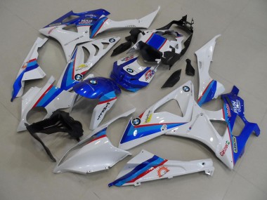 S1000RR 09-14 Motorrad Vollverkleidung - Blau Weiß