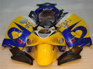 GSXR 1300 Hayabusa 96-07 Motorrad Verkleidungen - Gelb Blau