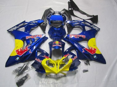 S1000RR 09-14 Motorrad Verkleidungen - Gelb Blau Red Bull