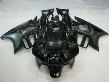 CBR 600 F3 95-98 Motorrad Verkleidungen - Glänzend Schwarz