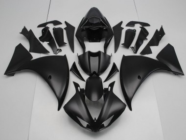 R1 09-11 Motorrad Verkleidung - Matt Schwarz