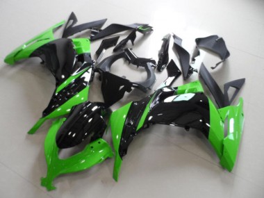 ZX 300R 13-16 Motorrad Vollverkleidung - Schwarz Grün