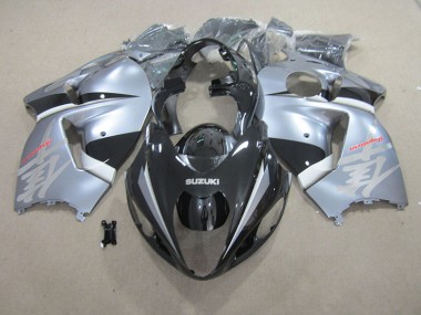 GSXR 1300 Hayabusa 96-07 Motorrad Verkleidungen - Schwarz Silber