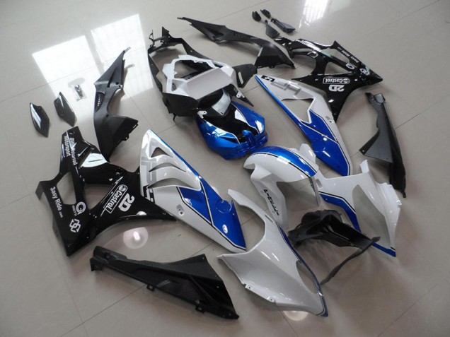 S1000RR 09-14 Motorrad Verkleidungen - Weiß Blau Schwarz