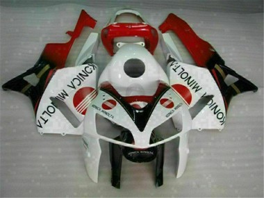 CBR 600 RR 05-06 Motorrad Verkleidung - Weiß